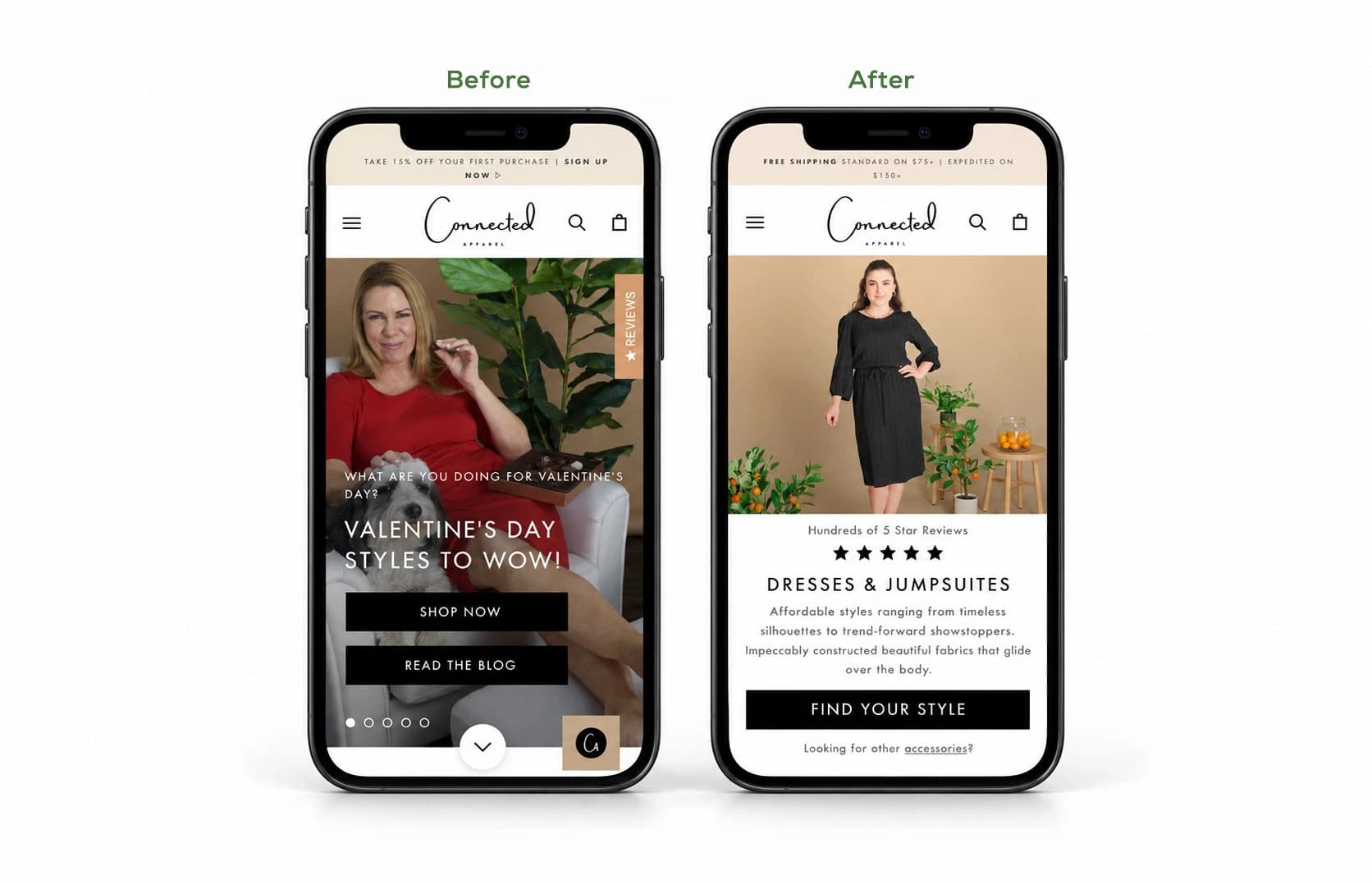 Nourish App content cards supporting image placeholder