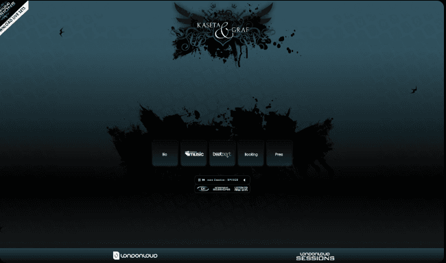 Kaseta and Graf Sessions website